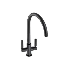 Abode Globe Monobloc Mixer Tap Matt Black AT2141