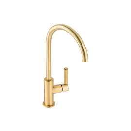 Abode Globe Single Lever Mixer Tap Brushed Brass AT2148