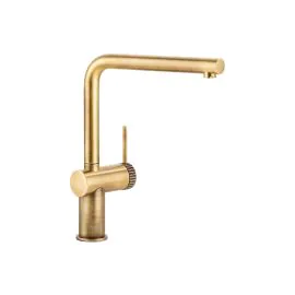 Abode Fraction Single Lever Mixer Tap Antique Brass AT2154