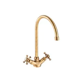 Abode Burford Monobloc Mixer Tap Antique Brass AT2172