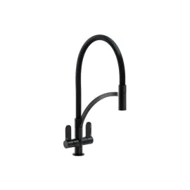 Abode Genio Monobloc Semi-Professional Mixer Tap Matt Black AT2183