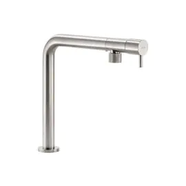 Abode Agilis Single Lever Mixer Tap Brushed Nickel AT2185