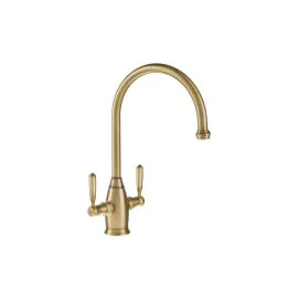 Abode Oxbury Monobloc Mixer Tap Antique Brass AT2222