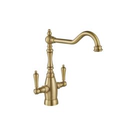 Abode Mayenne Monobloc Mixer Tap Antique Brass AT2231