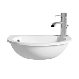 Vasca Space Saver 490x355mm 1TH Semi Recessed Basin