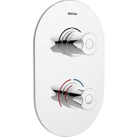 Bristan Artisan Thermostatic Recessed Dual Control Shower Valve AR3 SHCDIV C 