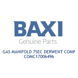 Baxi COMC17006496 Gas Manifold 7Sec Derwent Comp