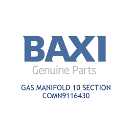 Baxi COMN9116430 Gas Manifold 10 Section
