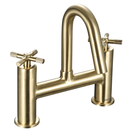 Bristan Cruzar Bath Filler Brushed Brass CRU BF BB