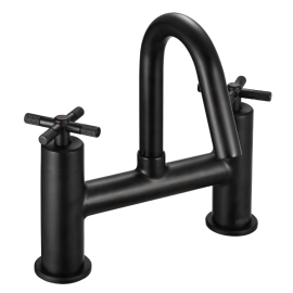 Bristan Cruzar Bath Filler Black CRU BF BLK