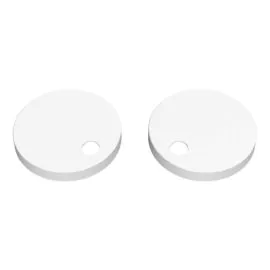 Vasca Toilet Seat Cover Caps - White