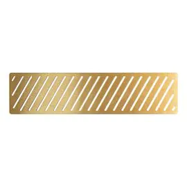 Envy Linear Tray Waste Cover - Brushed Brass