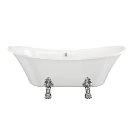 Vasca Cameo Freestanding 1760x710x775mm 0TH Bath w/Feet