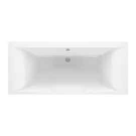 Vasca Piazza Deluxe Square Double End 1700x750x550mm 0TH Bath w/Legs