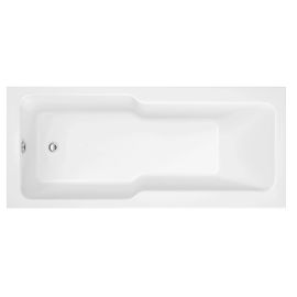 Vasca Stretta Straight 1700x750x550mm 0TH "C" Shower Bath w/Legs