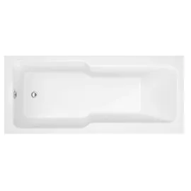 Vasca Stretta Straight 1700x750x550mm 0TH "C" Shower Bath w/Legs