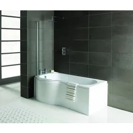 Vasca P-Shape Single End 1700x700-850x410mm 0TH Bath Only (LH)