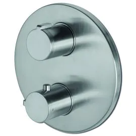 Vema Tiber Two Outlet Thermostatic Mixer - St/Steel DICM0400