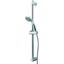 Vema Timea Chrome Riser Handset & Hose Set DICM0426