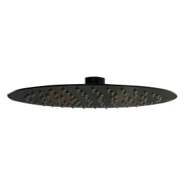 Vema Timea Black 250mm Round Showerhead DICM0478