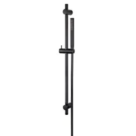 Vema Maira Black ABS Riser Rail w/Hose & Handset DICM0544