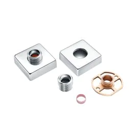 Vasca Exposed Shower Valve Fast Fitting Kit Square (Pair)