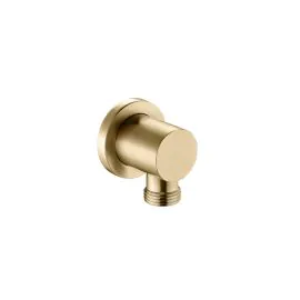 Vasca Wall Outlet Elbow - Brushed Brass
