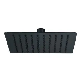 Vasca Cosmo 200mm Square Ultraslim Showerhead - Matt Black