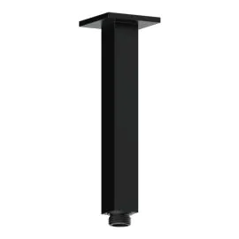 Vasca Cosmo 180mm Square Ceiling Arm - Matt Black