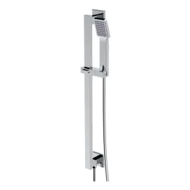 Vasca Cosmo Square Riser Rail Kit w/Elbow & Handset - Chrome
