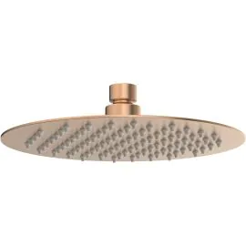 Vasca Urus 200mm Round Ultraslim Showerhead - Brushed Bronze