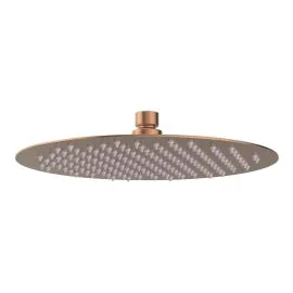 Vasca Urus 250mm Round Ultraslim Showerhead - Brushed Bronze