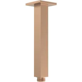 Vasca Cosmo 180mm Square Ceiling Arm - Brushed Bronze