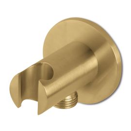 Vema Tiber Handset Wall Bracket & Outlet - Brushed Brass DICM0850