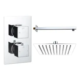 Vasca Cosmo Square Shower Valve & Kit Pack 1 - Chrome
