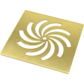 Envy Ultra-Slim Tray Waste Cover - Brushed Brass