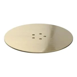 Envy Low Profile Tray Waste Cover - Brushed Brass
