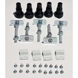 Vasca 45mm Low Profile Offset & Quadrant Riser Set - White