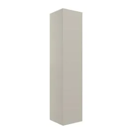 Vasca Sicily 350mm Wall Hung 1 Door Tall Unit - Matt Latte 