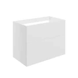 Vasca Sicily 790mm Wall Hung 2 Drawer Basin Unit (No Top) - Matt White 