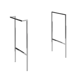 Vasca Sicily Optional Frame with Integrated Towel Rail - Chrome 