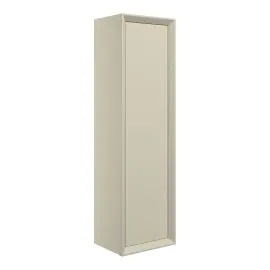 Vasca Punto 345mm Wall Hung 1 Door Tall Unit - Matt Cotton 