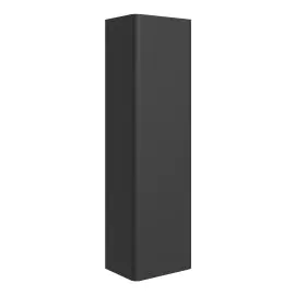 Vasca luogo 350mm Wall Hung 1 Door Tall Unit - Matt Black 