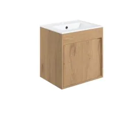 Vasca Rapallo 510mm Wall Hung Unit Inc. Basin - Seville Oak 