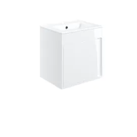 Vasca Rapallo 510mm Wall Hung Unit Inc. Basin - White Gloss 