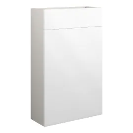 Vasca Liscio 500mm Slim WC Unit - White Gloss (Grey Cab) 