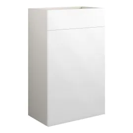 Vasca Liscio 500mm Standard WC Unit - White Gloss (Grey Cab) 