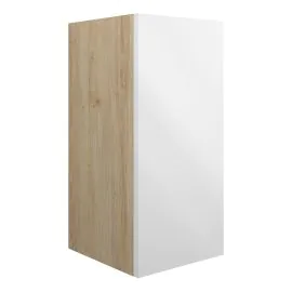 Vasca Liscio 300mm Standard Base Unit - White Gloss (Oak Cab) 