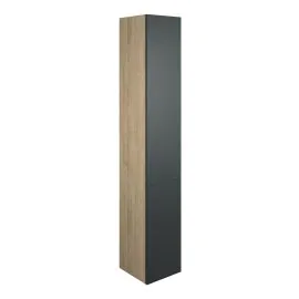 Vasca Liscio 300mm Tall Unit - Matt Graphite Grey (Oak Cab) 