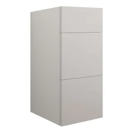 Vasca Liscio 300mm Standard 3 Drawer Unit - Matt Dove Grey (Grey Cab) 
